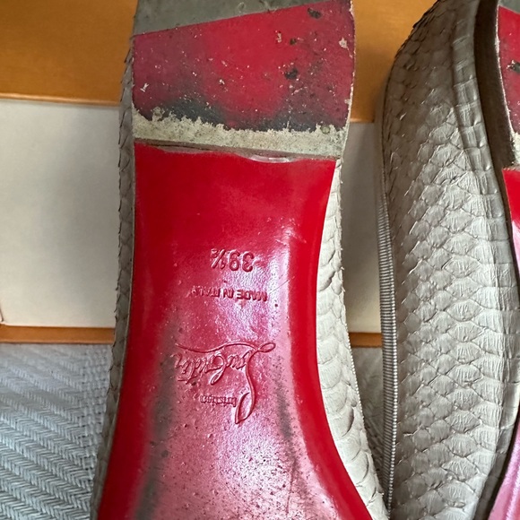 Christian Louboutin snakeskin flats - Picture 7 of 7